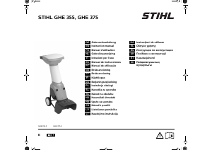 Manual de uso Stihl GHE 355 Biotriturador