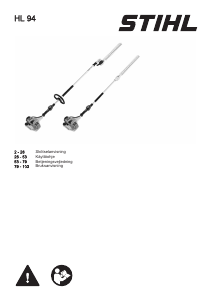 Bruksanvisning Stihl HL 94 C-E Häcksax