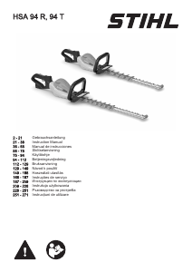 Manual Stihl HSA 94 R Hedgecutter