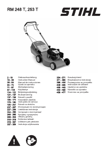 Vadovas Stihl RM 248 T Vejapjovė