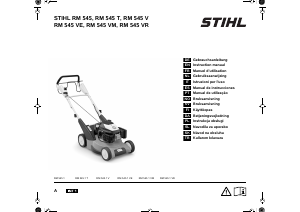 Mode d’emploi Stihl RM 545 V Tondeuse à gazon