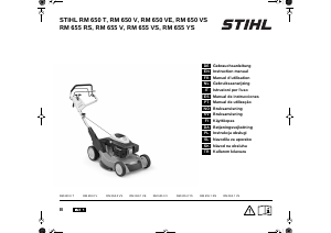 Brugsanvisning Stihl RM 655 V Plæneklipper