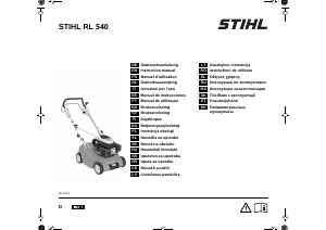 Manual de uso Stihl RL 540 Escarificador