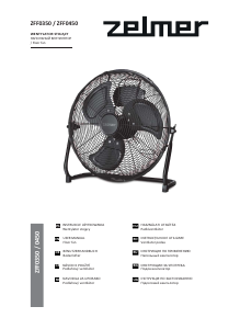 Manual Zelmer ZFF0450 Fan