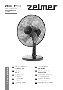 Návod Zelmer ZTF0400 Ventilátor