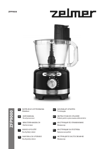 Manual Zelmer ZFP9000E Food Processor