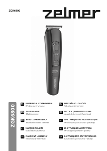 Instrukcja Zelmer ZGK6800 Strzyżarka do włosów