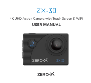 Handleiding Zero-X ZX-30 Actiecamera