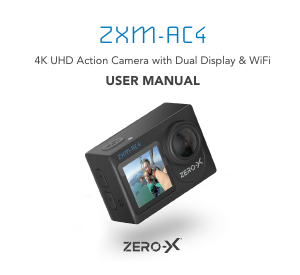 Manual Zero-X ZXM-AC4 Action Camera