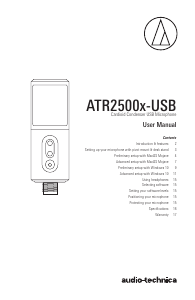 Manual Audio-Technica ATR2500x-USB Microphone