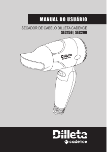 Manual Cadence SEC200 Diletta Secador de cabelo