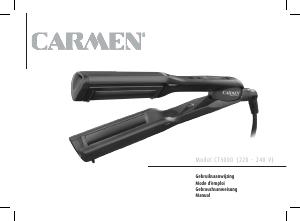 Bedienungsanleitung Carmen CT3000 Haarglätter