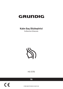 Kullanım kılavuzu Grundig HS 5176 Saç düzleştirici