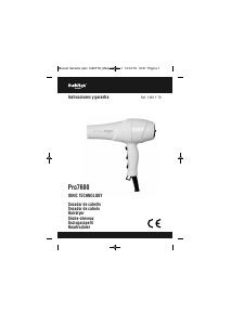 Manual de uso Habitex Pro 7600 Secador de pelo