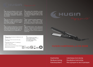 Руководство Hugin HS-926B Campanulla Выпрямитель волос