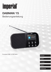 Manual Imperial Dabman 15 Radio