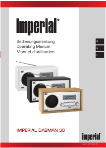Handleiding Imperial Dabman 30 Radio