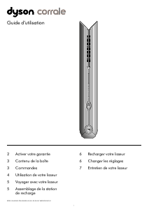 Mode d’emploi Dyson HS00 Corrale Lisseur
