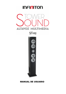Manual de uso Infiniton ST-92 Altavoz