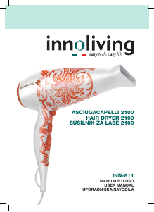 Manual Innoliving INN-611 Hair Dryer