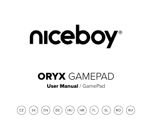 Priročnik Niceboy ORYX GamePad Igralni krmilnik