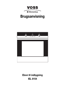 Brugsanvisning Voss-Electrolux IEL8154-AL Ovn