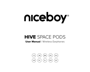 Priročnik Niceboy HIVE SpacePods Slušalka