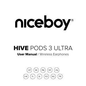 Bedienungsanleitung Niceboy HIVE Pods 3 Ultra Kopfhörer