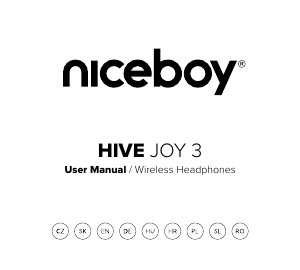 Manual Niceboy HIVE Joy 3 Căşti