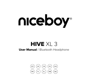 Manual Niceboy HIVE XL 3 Căşti