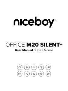 Priročnik Niceboy OFFICE M20 Silent+ Miška