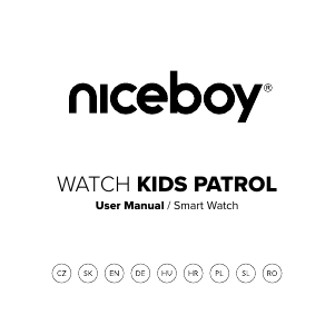 Bedienungsanleitung Niceboy Watch KIDS PATROL Smartwatch