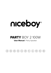Manual Niceboy Party Boy 2 100W Speaker