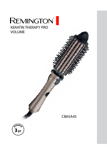Bruksanvisning Remington CB65A45 Keratin Therapy Pro Locktång