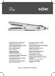 Manual Solac PP7260 Aparat de îndreptat părul