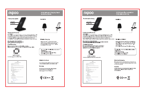 Manual Rapoo XC220 Wireless Charger