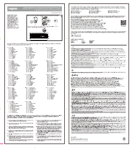 Manual Rapoo X3500 Keyboard