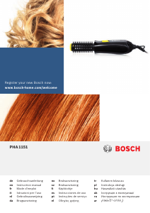 Manual Bosch PHA1151 Hair Styler