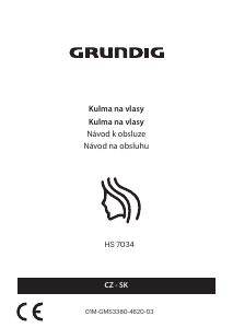 Návod Grundig HS 7034 Žehlička na vlasy
