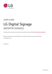 Handleiding LG 43UH7J-H LED monitor