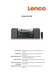 Bedienungsanleitung Lenco MC-460BK Stereoanlage