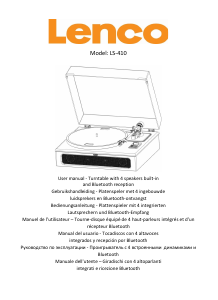 Manual de uso Lenco LS-410WA Giradiscos