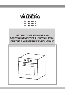 Mode d’emploi Valberg VAL 56 PYR B Four