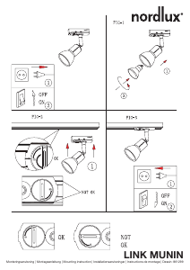 Manual Nordlux Munin Link Candeeiro