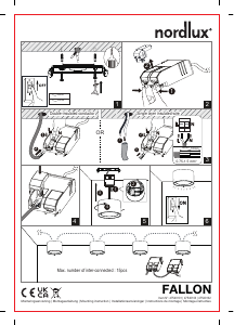 Manual Nordlux Fallon Candeeiro