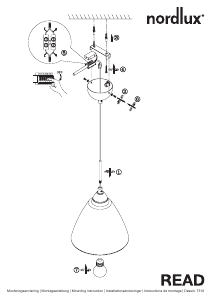 Instrukcja Nordlux Read 20 Lampa