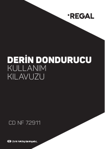 Kullanım kılavuzu Regal CD NF 72911 Dondurucu
