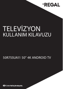 Kullanım kılavuzu Regal 50R755UA11 LED televizyon