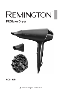 Manuale Remington AC9140B PROluxe Asciugacapelli