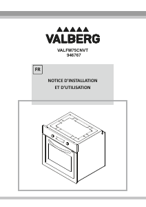 Mode d’emploi Valberg VAL FM 75C NVT Four